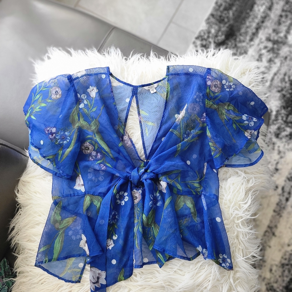 Guess top see-through also will fit small